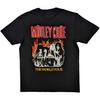 Motley Crue T-Shirt: Vintage World Tour Flames OFFICIAL NEW