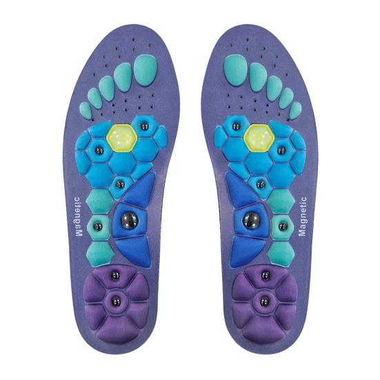 1 Pair Orthopedic Acupressure Insoles Pain Relief Lightweight Reflexology Massage Insoles Comfortable Foot Support