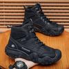 Fashion Hiking Shoes Men's Winter Hiking Boots Outdoor Sport Shoes Non-slip Wear-resistant High-top Ankle Boot for Men 2024