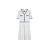 New FILA Short Sleeved Dress Women's Standard White F11W221313F-WT