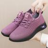 Fashion Purple Mesh Casual Shoes Women Breathable Flat Tennis Knitted Women's Vulcanized Shoes Ladies Lightweight Sports Walking Shoes