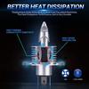 H4 9003 HB2 LED Headlight Bulbs 12V 24V 80W 16000LM Diode Lamps LED H4 4300K For Cars High Beam Dipped Beam 6000K 4300K
