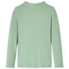 Kids' Long-sleeved T-shirt with Mock Turtleneck, 2 Colors and 5 Sizes Available