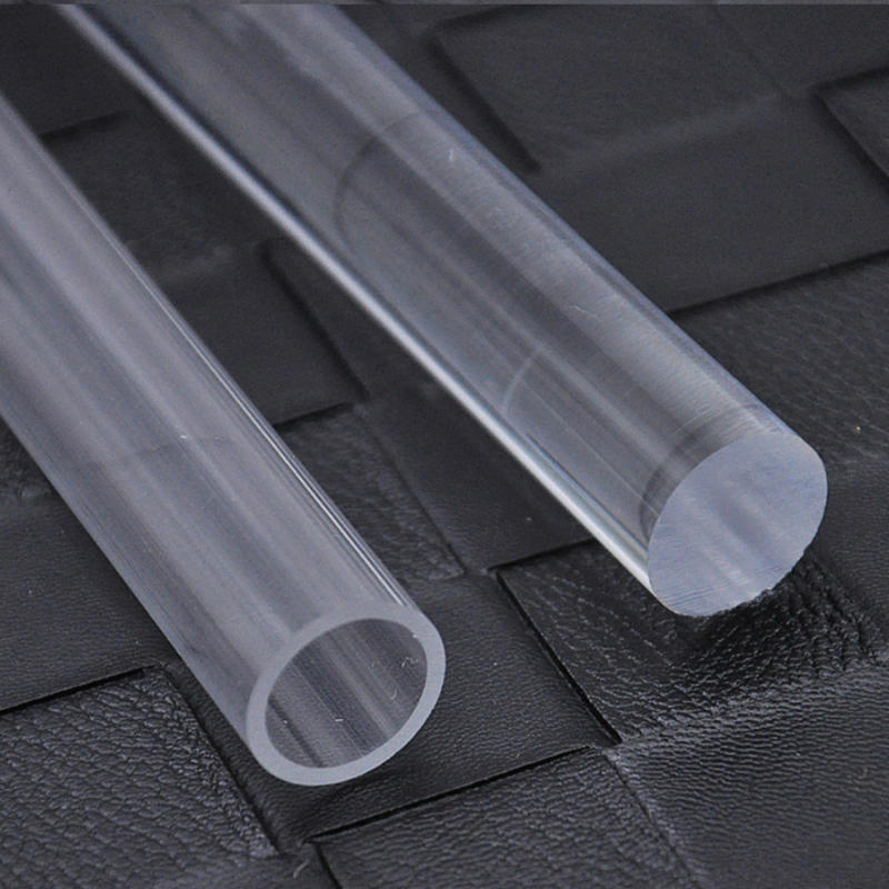 2PCS Clear Acrylic Rolling Pin Solid Clay Round Tube Roller Clear Clay Rolling Pins for Diy Art Craft
