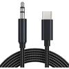 Audio Cable - Phonillico® - 3.5 Mm Jack To USB-C Adapter - Compatible Xiaomi MI 10/11 - Black