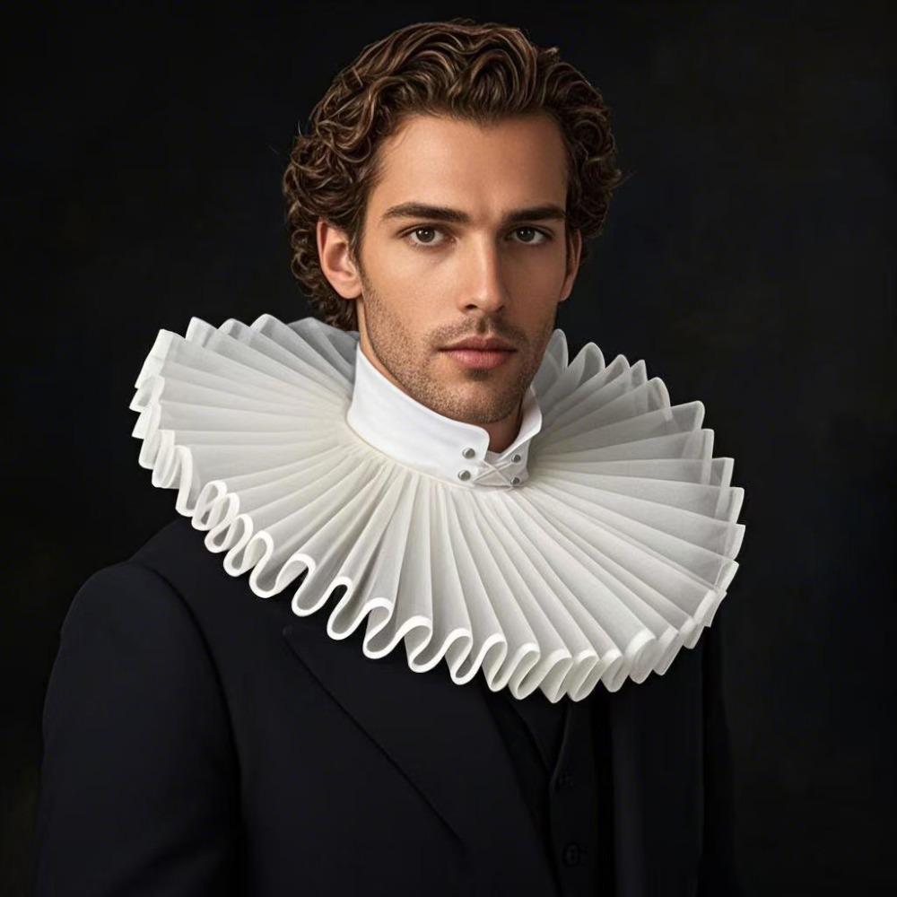 Elegant Renaissance False Collar Detachable Retro Ruff Collar Collar Accessory