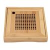 Mini Square Wooden Kongfu Tea Water Storage Serving Tray