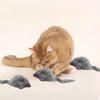 Plush False Mouse Cat Pet Toys Simulation Mouse Long-haired Tail Mice Toys  Self Happy