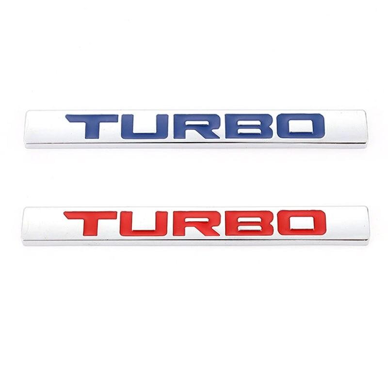 3D Metal Car Sticker Turbo Logo Emblem Badge Decals for Turbo Logo