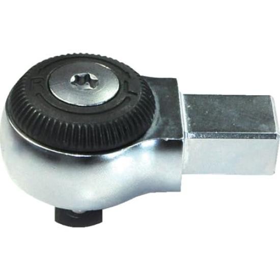 TRUSCO Round Ratchet 9x12mm Mounting Head, 6.35mm Drive, Size, RRH2-912