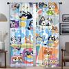 B-BlueyS Curtains Child Room Curtains for Bedroom Blinds Window Curtain Partition Shades Halloween Decoration Living Kitchen