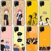 Anime Oya Haikyuu Volleyball Case For Samsung Galaxy A12 A02S A22 A32 A52 A72 A71 A51 A41 A31 A21 A11 A50 A70  A20S Black Cover