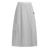 FOS Series Future Style Woven Skirt Water-Resistant Comfortable Casual Long Skirt Women Skirts Light-Gray JM4270