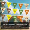DYSHENGYI Outdoor Triangle Bunting Banner