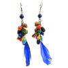 [L5769] - Multicolor Blue 'Cheyennes' Designer Earrings