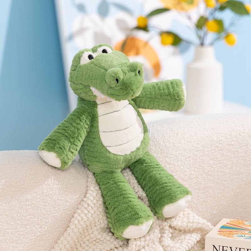 Cute Green Long-legged Crocodile Doll Plush Toy Crocodile Doll Children's Soothing Rag Doll Girl Birthday Gift