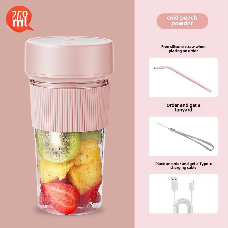 Portable Rechargeable Mini Juicer Cup - Household Multi-Function Wireless Blender