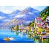 Huacan DIY 5D Landscape Diamond Embroidery Rhinestone Painting Cross Stitch Decor Gift