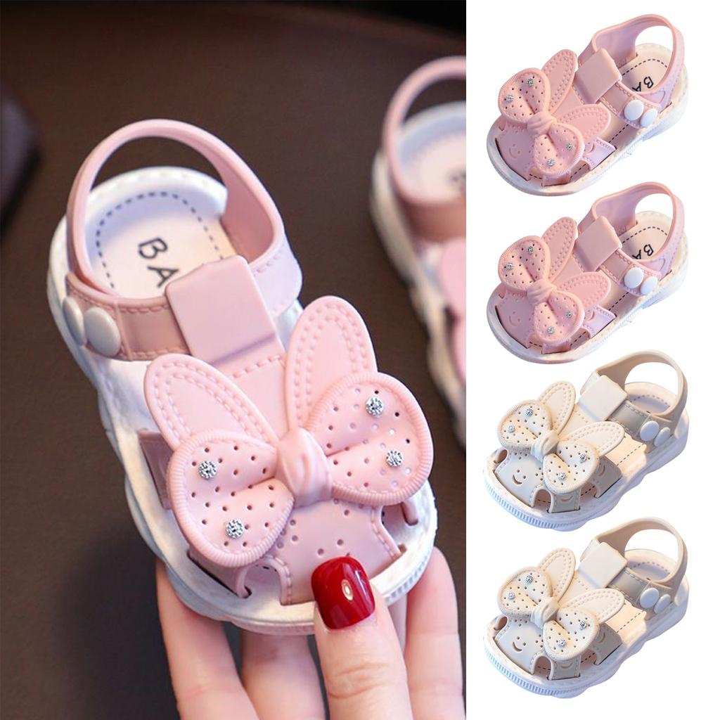 Children's Slippers Summer Girls Cute Soft Sole  Children's Cool Slippers Children's Infants And Toddlers Hole Shoes Boys