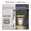 LED Staircase Light Infrared Body Sensor Light Embedded Steps Ladder Stairs Bedroom Night Light