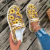 Fashion Spring and Summer New Fashion Decorative Fashionable Women's Shoes Round Toe Flat Bottom Comfortable Casual Running Sneakers