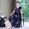 New Hot Fashion Casual 2024 Summer Dress For Women Print Loose O-Neck Cotton Women Clothing Dresses Plus Size