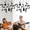 Music Note Hanging Swirls Decorations Musical Foil Whirl Cutout Spiral Ceiling Decoration for Music Theme Party Wedding Baby Shower Birthday Supplies