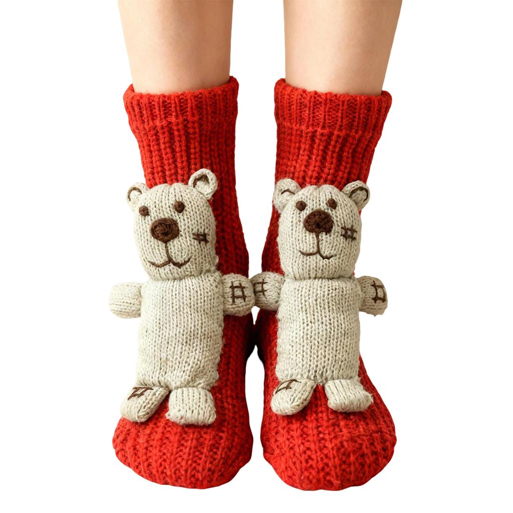 Women's Thick Knit Proof Warm Casual Floor Carpet Socks