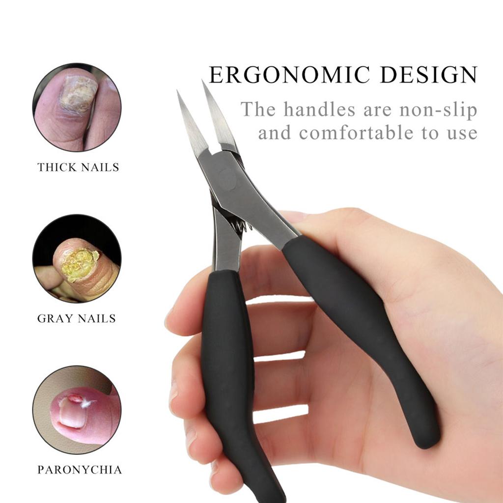 Stainless Steel Metal File Toe Finger Cuticle Nipper Nail Cutter Plier Scissors Manicure Tools