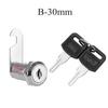 Protect Goods Furniture Hardware Drawer Cam Lock Cupboard Padlock Locksmith Tool Door Lock Cylinder