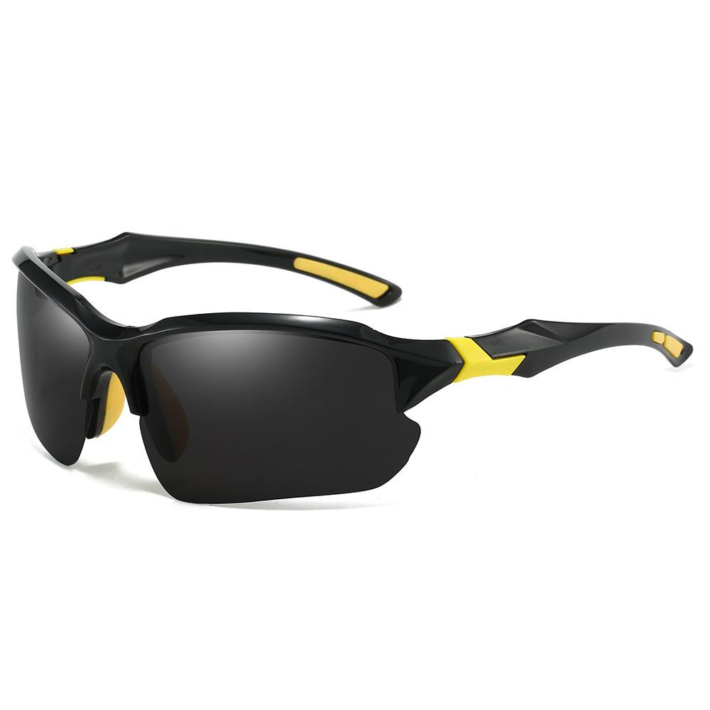 Men Polarized Fashionable Sports Glasses Windproof Running Fishing Suitable for Baseball Golf and Driving