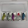 Set of 20 Full Attack Sinking Shrimp Lures, 13.6g/9.5cm, with Blood Groove and Feather Hook.