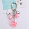 Dice Keychain Creative Star Manger Punk Style Keyrings for Women Bag Hanging Ornaments Accessories