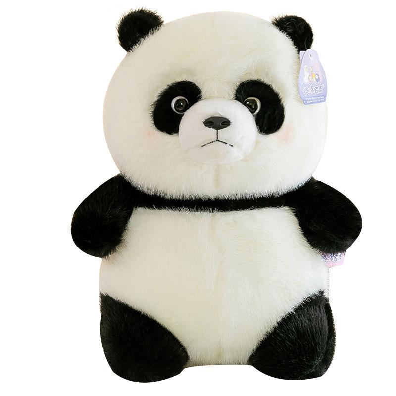 Golden Mink Bubble Panda Cute Toy Cartoon Giant Panda Grab Machine Doll Children's Holiday Gift Plush Doll
