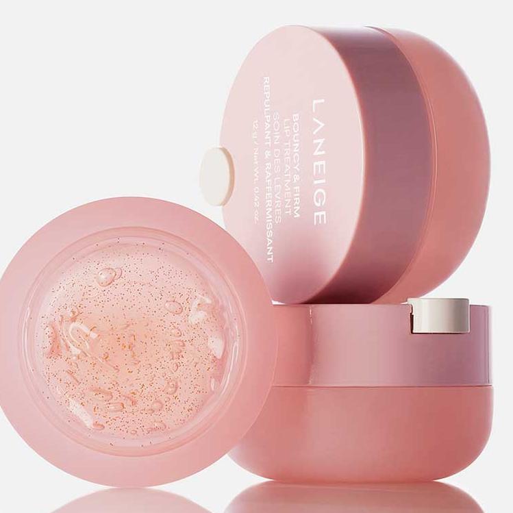 LANEIGE Bouncy & Firm Lip Treatment (12g) – Firming Lip Care with Peptide and Coconut Oil, Korean