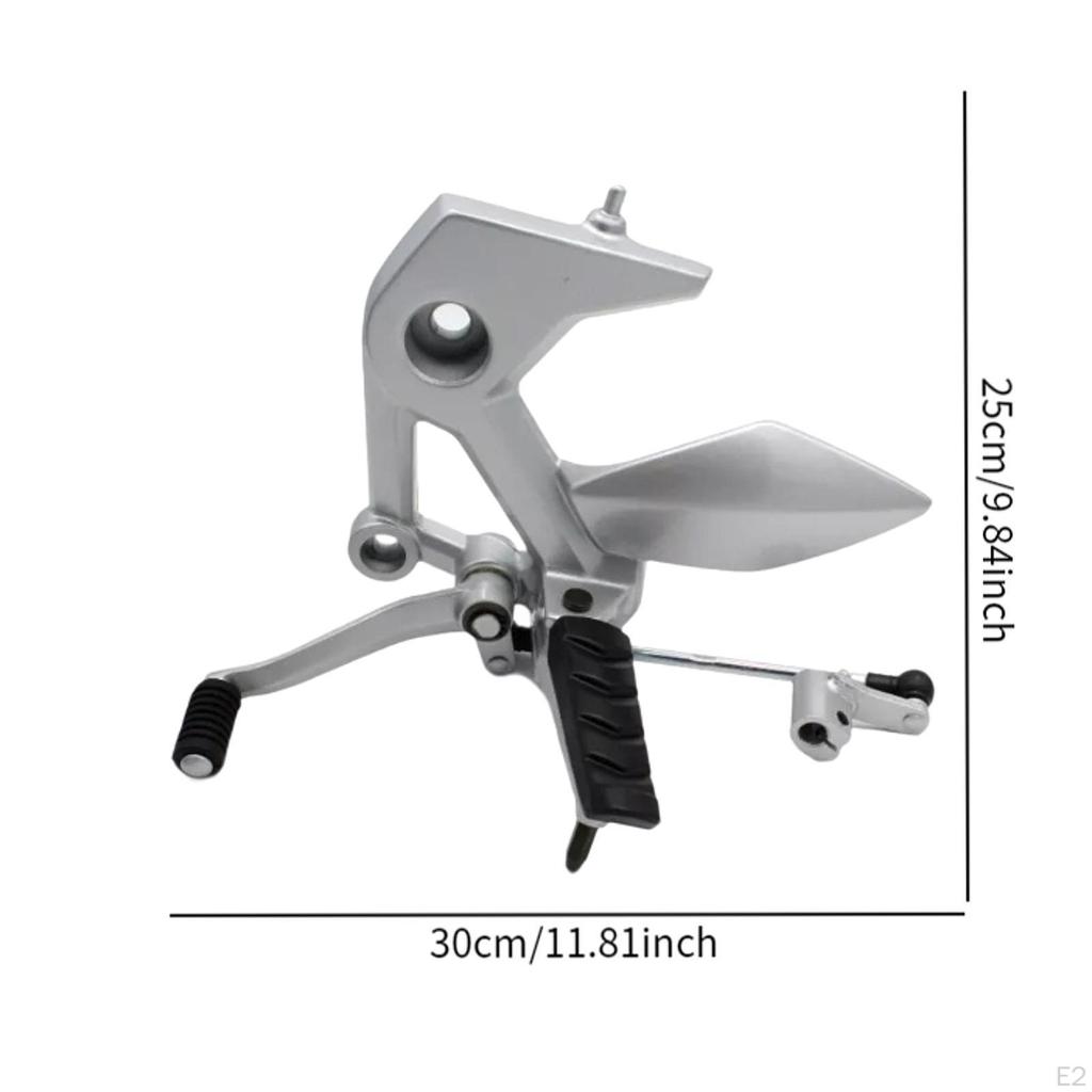 Motorcycle Left Footrest Gear Shift Lever Pedal Assembly Set Heavy-duty Front Main