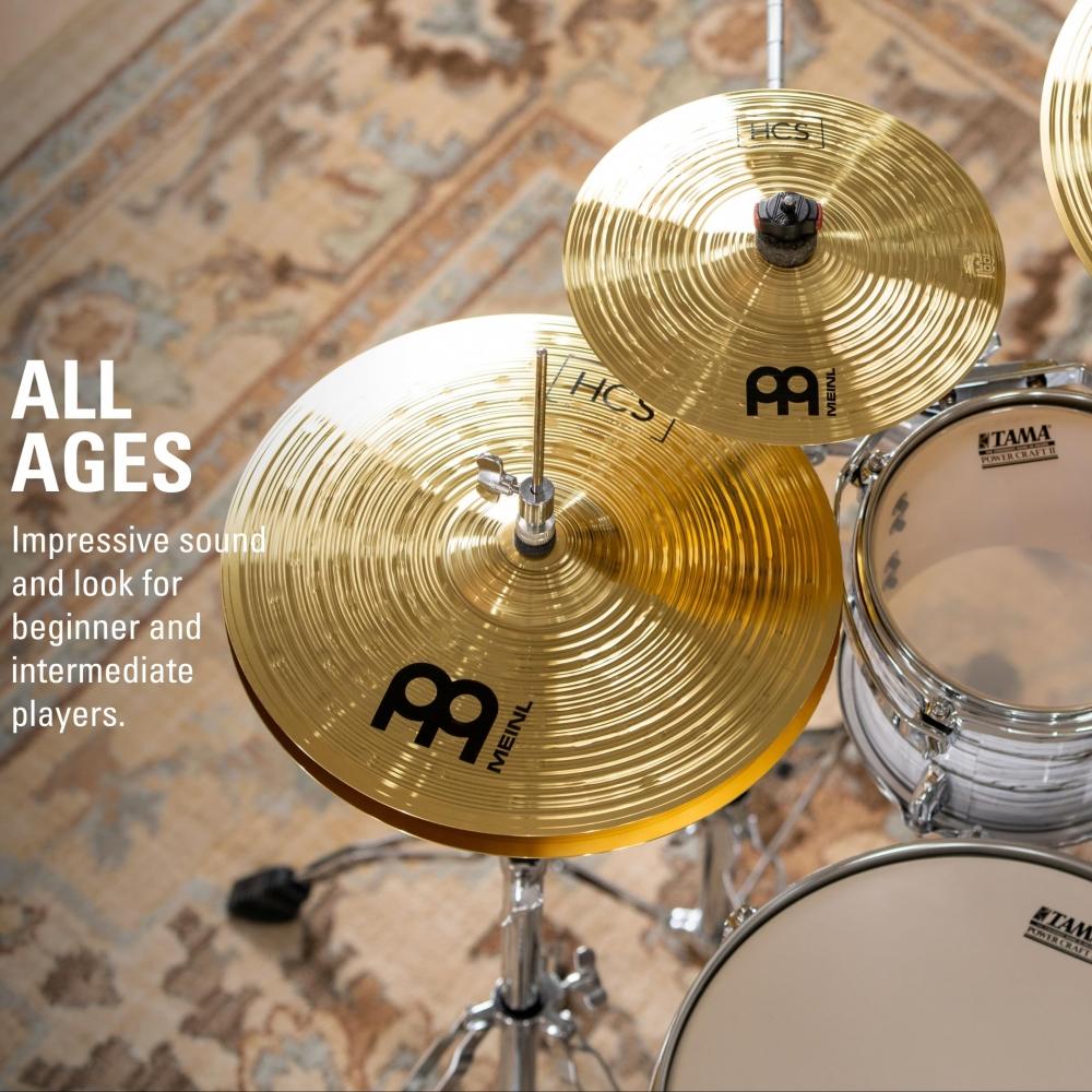 MEINL HCS Series Hi-hat Cymbal 14" Hihat Pair HCS14H
