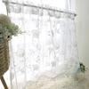 Pureaqu Stylish Floral White Cafe Small Lace Room Half Window Living Coffee 1 Width 200cm X Length 50cm Curtains, Short, Window, Curtains, Partitions,