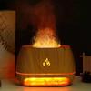 Flame Fire Salt Rocks Diffuser Humidifier Wood Grain Simulation Oil Humidifier Aromatherapy Machine