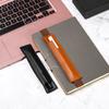 Office Meeting Pu Leather Elastic Buckle Pen Bag Pen Clip Pencil Case Pen Holder