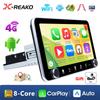 X-REAKO 1 Din 10.33'' Car Radio Android 12 Wireless Carplay Auto GPS Navigation WIFI Universal Multimedia Player 4G 8CORE
