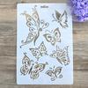 1PC Butterfly Stencils for Wall Painting DIY Scrapbooking Po Album Paper Card Making Craft