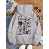 Coraline Cozy Stylish Women's Hoodie with Unique Horror Print Casual Pullover Fashion Sweatshirt Harajuku Unisex