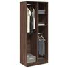 VidaXL Wardrobe Brown Oak 80x50x200 Cm Engineered Wood, Storage Cabinet, Wardrobe Organizer, Cabinet, 3307762