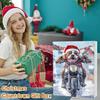 Christmas Funny Motorcycle Dog Advent Calendar 2025 24-Day Countdown with 2D