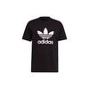 Originals Adicolor Classics Large Logo Print Sports Crew Neck Short Sleeve T-Shirt Men Tops Black H06642