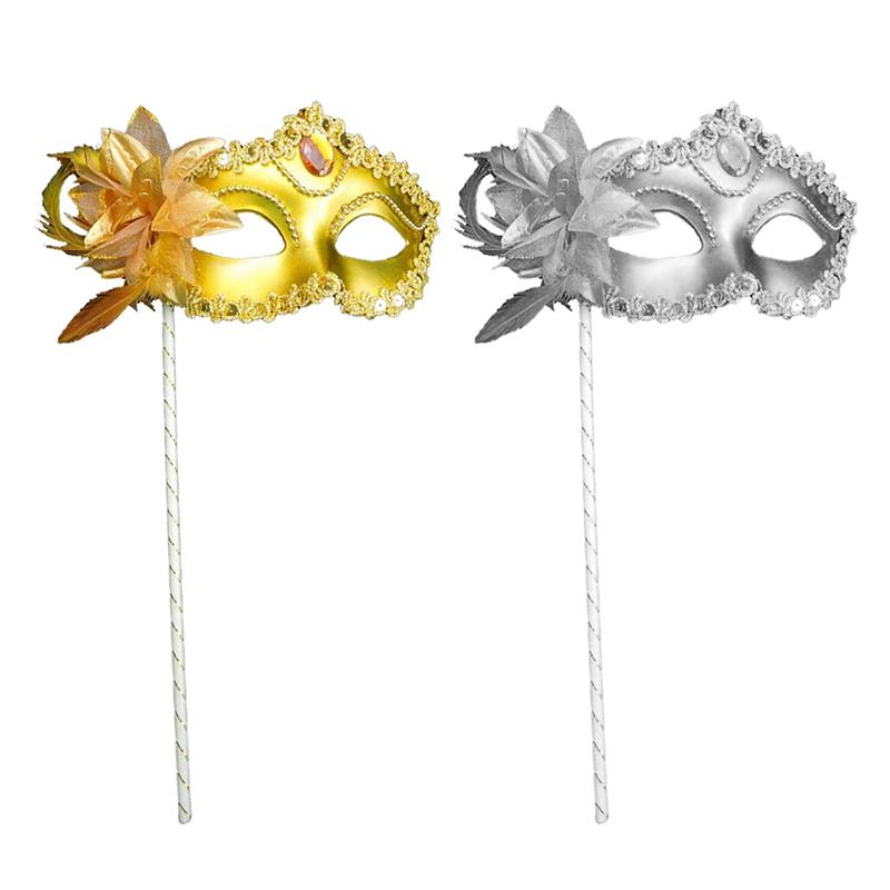 Sexy Masquerade Wedding Party Mask Venetian Dance Party Handheld Mask Party