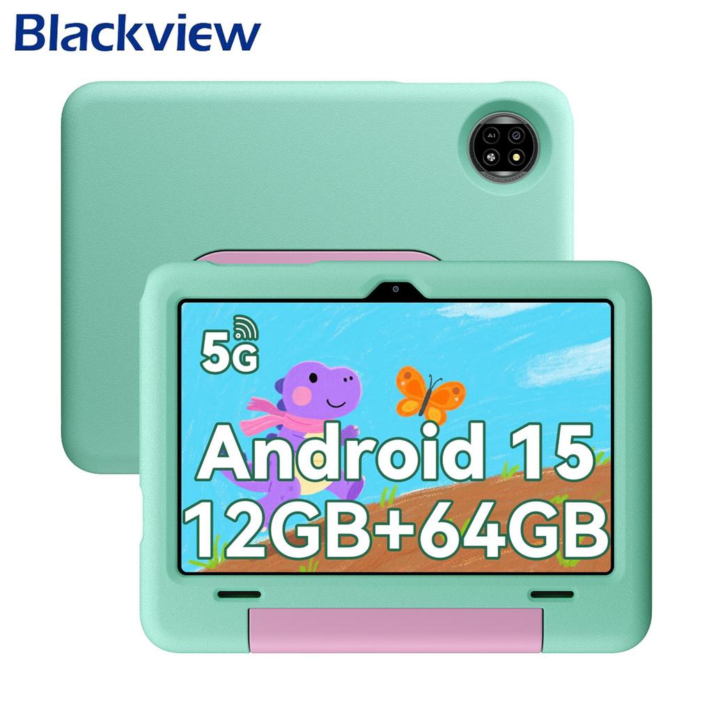 Blackview Tab 20 Kids Tablet Android 15 10.1inch 4GB RAM 64GB ROM 6600mAh Battery Tablets