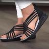 Spring and Summer Footwear Plus Size Wedge Sandals Hollow Sports Fishmouth Women's Shoes Sandals