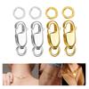 4Pcs Lobster Claw Clasp Jewelry Findings Decorative Extended Chain Closure Clasps Handmade with